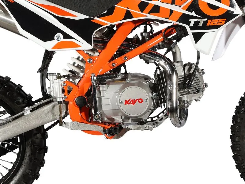 Pit bike Kayo 125 TT Powiększona rama - silnik