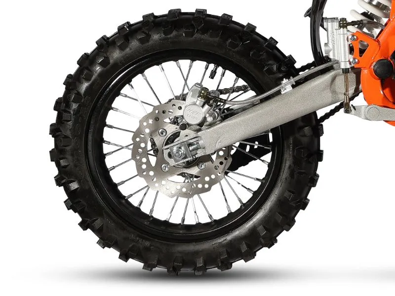 Pit bike Kayo 125 TT Powiększona rama - tylnie koło