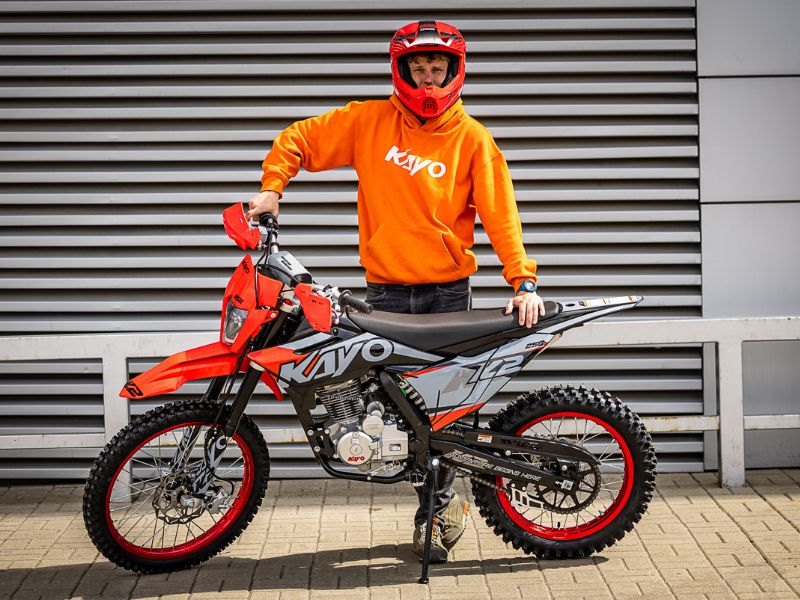 Dirt Bike KAYO K2 250 Enduro - Pełnowymiarowy motocykl na dużych kołach