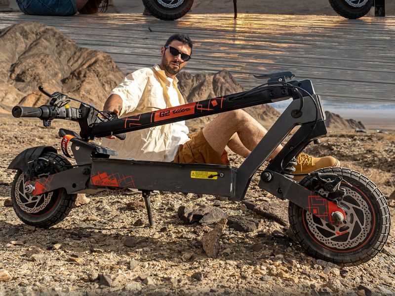 Hulajnoga Elektryczna KUKIRIN G2 ULTRA - w terenie