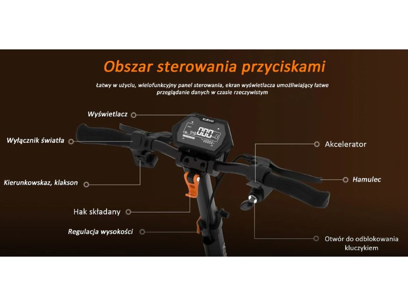 Hulajnoga Elektryczna KUKIRIN G3 - Specyfikacja