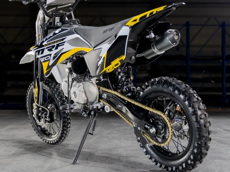 Pit Bike MRF 120 TTR E-Start - Rozrusznik elektryczny i silnik 120cc