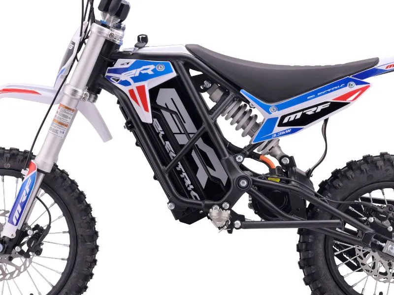 Elektryczny pitbike MRF eR 3.3 MX BIG - bateria z bliska