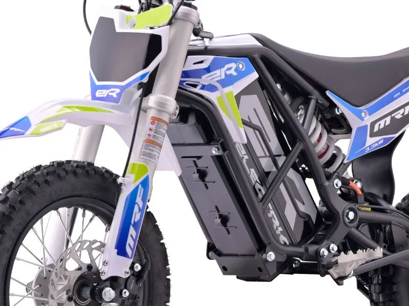 Elektryczny pitbike MRF eR 3.3 MX - bateria z boku